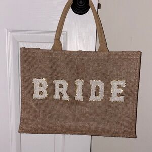 Bride Tan Tote Bag